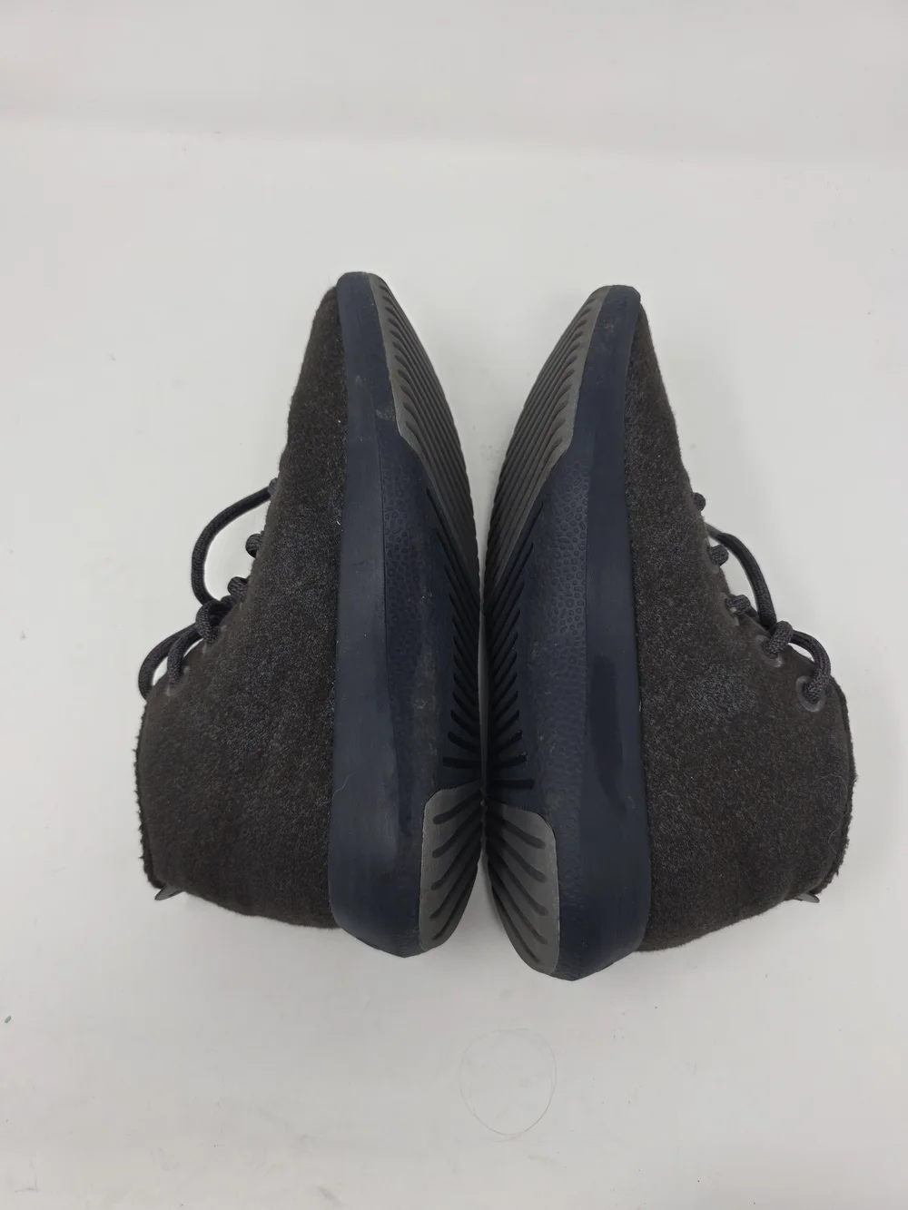 Allbirds Womens Wool Runner-Up Mizzle Charcoal Gray High Top Sneakers Size 9
